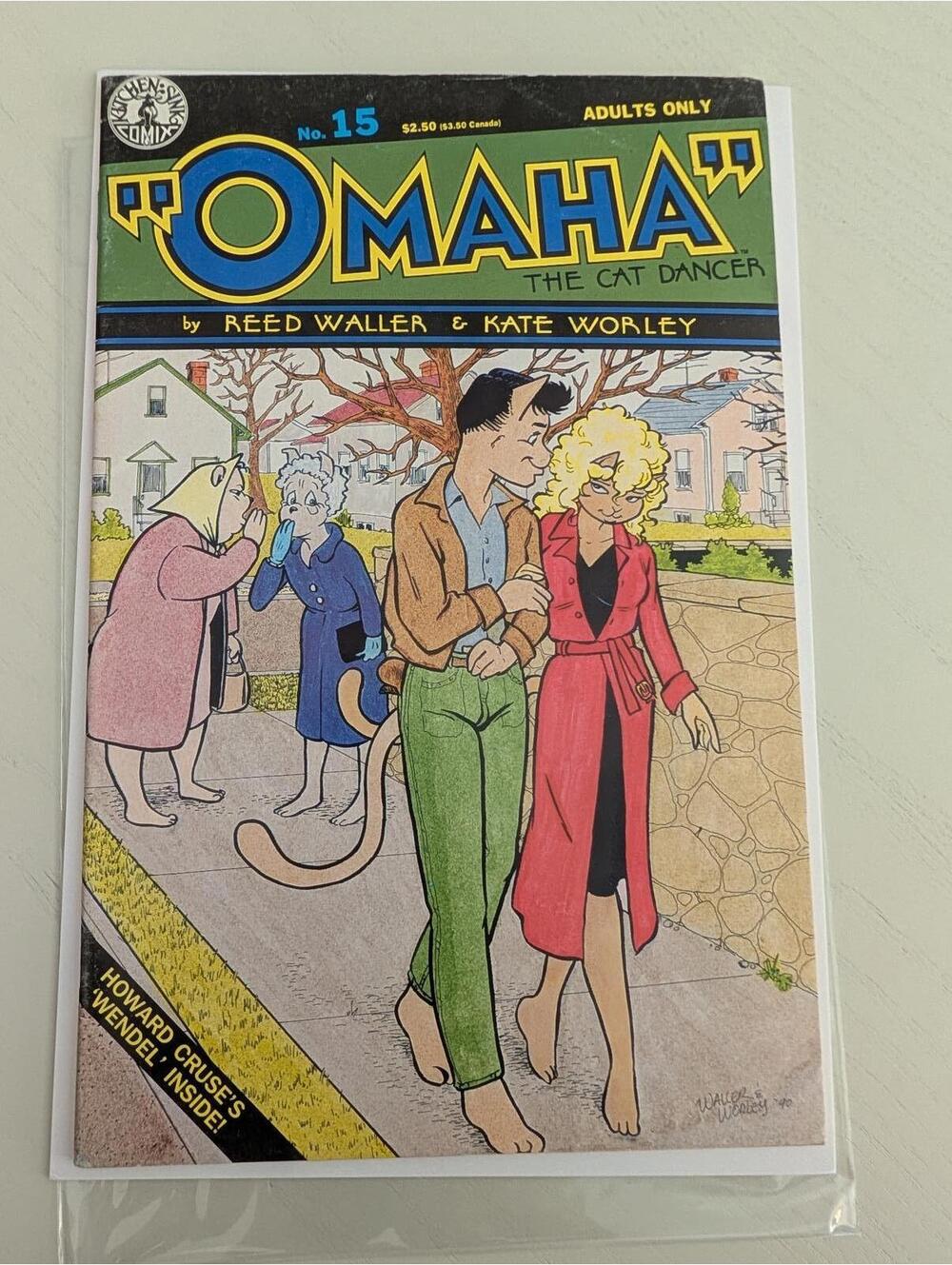 Omaha The Cat Dancer No. 15  - Kitchen Sink Comix